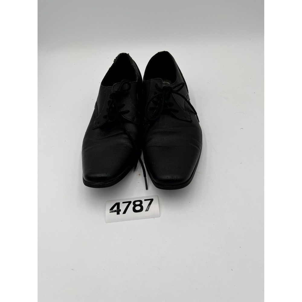 Calvin Klein Benton 7200047 Oxfords Dress Shoes Mens US 10 Black Leather Lace Up